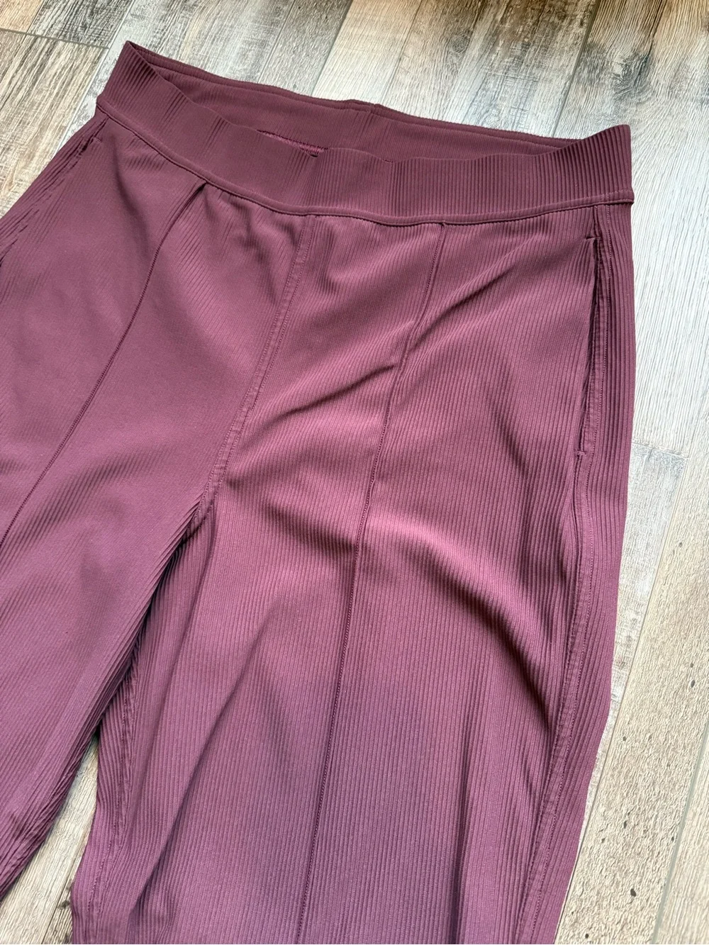 lululemon athletica Straight-Leg Ponte Pants in Deep Burgundy